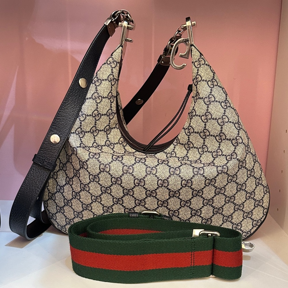 AUTHENTIC Gucci Attaché Hobo Bag (Medium)